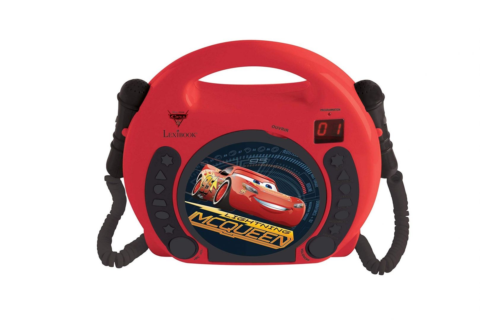 Lexibook Disney Pixar Cars 3 Lightning McQueen Radio CD player