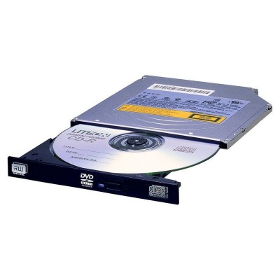 LiteON DU-8AESH SATA fekete slim 9.5mm DVD író