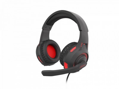 Natec Genesis Radon 200 Gamer fekete-piros headset