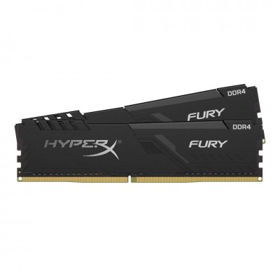 16GB/2666 DDR4 KINGSTON HyperX Fury HX426C16FB3K2/16 Black KIT2