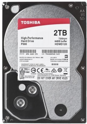 Toshiba 2TB 7200rpm SATA-600 64MB P300 HDWD120UZSVA